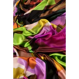 Selyem-szatén.paris szines