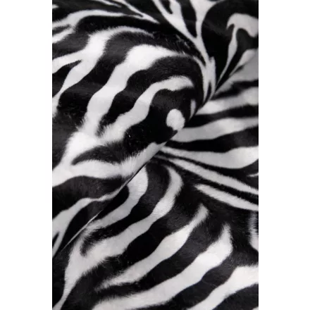 Műszörme-zebra mintás.fekete/fehér