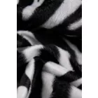 Műszörme-zebra mintás.fekete/fehér