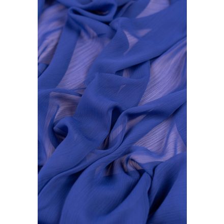 Muszlin-gyűrt.royal blue