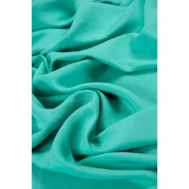 Len-shantung.sötét mentazöld