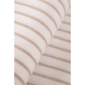 Len/viszkóz-csíkos.fehér/bézs