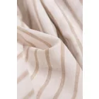 Len/viszkóz-csíkos.fehér/bézs