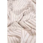 Len/viszkóz-csíkos.fehér/bézs