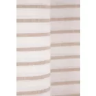 Len/viszkóz-csíkos.fehér/bézs