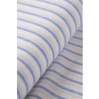 Len/viszkóz-csíkos.fehér/világoskék