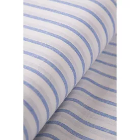 Len/viszkóz-csíkos.fehér/világoskék