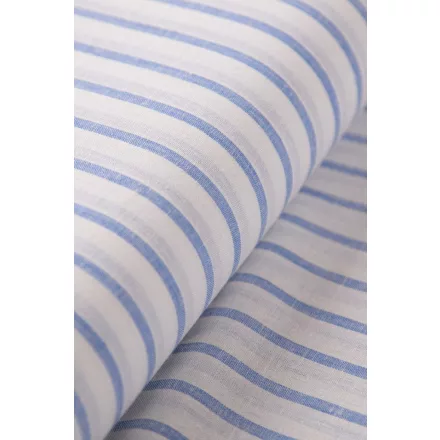 Len/viszkóz-csíkos.fehér/világoskék