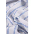 Len/viszkóz-csíkos.fehér/világoskék