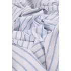 Len/viszkóz-csíkos.fehér/világoskék