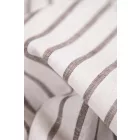 Len/viszkóz-csíkos.fehér/barna