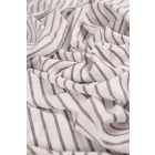 Len/viszkóz-csíkos.fehér/barna