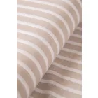 Len/viszkóz-csíkos.bézs/fehér