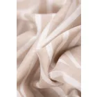 Len/viszkóz-csíkos.bézs/fehér