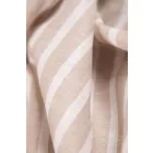 Len/viszkóz-csíkos.bézs/fehér