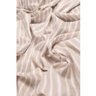 Len/viszkóz-csíkos.bézs/fehér