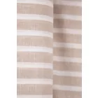 Len/viszkóz-csíkos.bézs/fehér