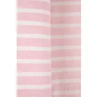 Len/viszkóz-csíkos.rózsaszín/fehér