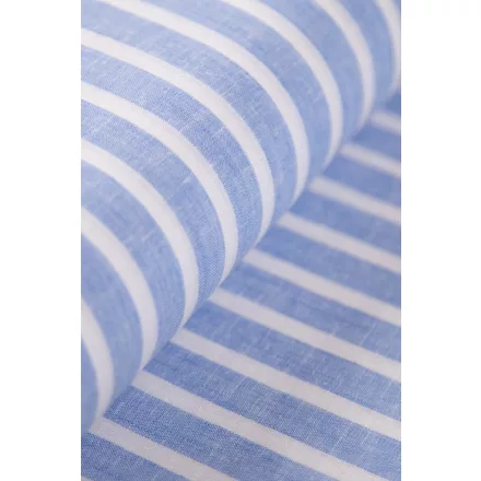 Len/viszkóz-csíkos.világoskék/fehér