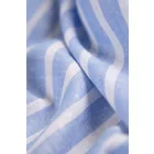 Len/viszkóz-csíkos.világoskék/fehér