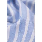 Len/viszkóz-csíkos.világoskék/fehér