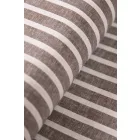 Len/viszkóz-csíkos.barna/fehér