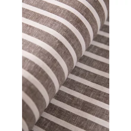 Len/viszkóz-csíkos.barna/fehér