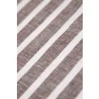Len/viszkóz-csíkos.barna/fehér