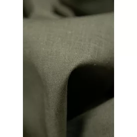 Ramie-pamut vászon.vadászzöld