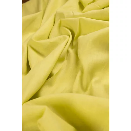 Ramie-pamut vászon.citromsárga