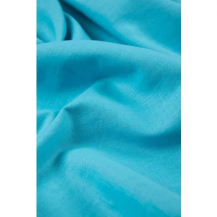 Ramie-pamut vászon.türkizkék