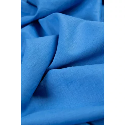 Ramie-pamut vászon.égkék