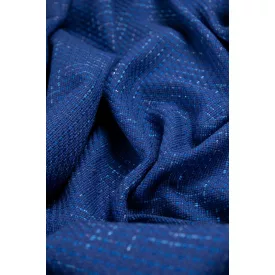 Buklé szövet-kimono.királykék