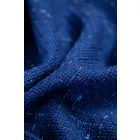 Buklé szövet-kimono.királykék