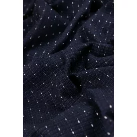 Buklé szövet-erica.sötétkék