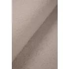 Elasztikus necc flokkolt virág mintával.ekrü