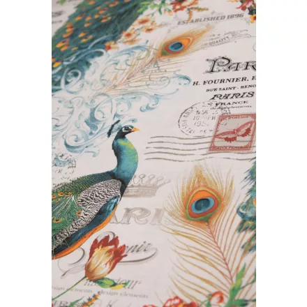 Dekorvászon-digital print.páva