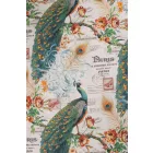 Dekorvászon-digital print.páva