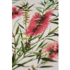 Dekorvászon-digital print.brush flower