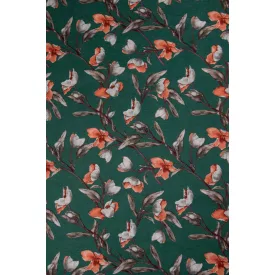 Dekorvászon-cotton flower.green