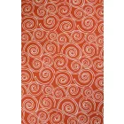 Dekorvászon-csigavonal mintás.narancs_12
