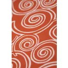 Dekorvászon-csigavonal mintás.narancs_12