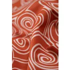 Dekorvászon-csigavonal mintás.narancs_12