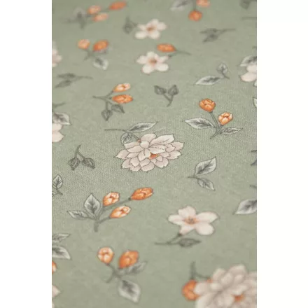 Dekorvászon-rajzolt kisvirág.zöld_12