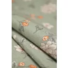 Dekorvászon-rajzolt kisvirág.zöld_12