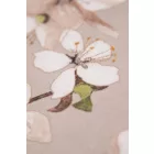 Dekorvászon-barackvirág.bézs