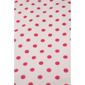 Pamutvászon-pöttyös.fehér/pink_12