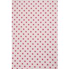 Pamutvászon-pöttyös.fehér/pink_12