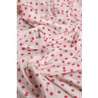 Pamutvászon-pöttyös.fehér/pink_12