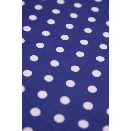 Pamutvászon-pöttyös.sötétkék/fehér_12